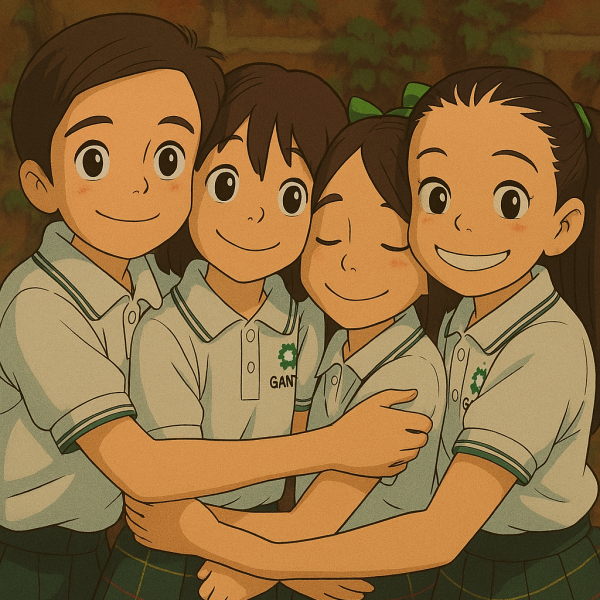 20250620_0646_Ghibli-Inspired School Friends_remix_01jy6nxk14f669df881kw8f1wp